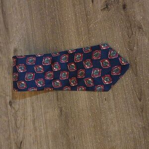 Vintage Park Lane Italian Silk Tie AOP